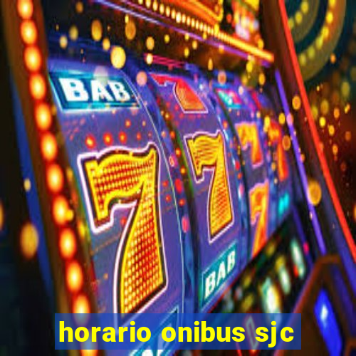 horario onibus sjc